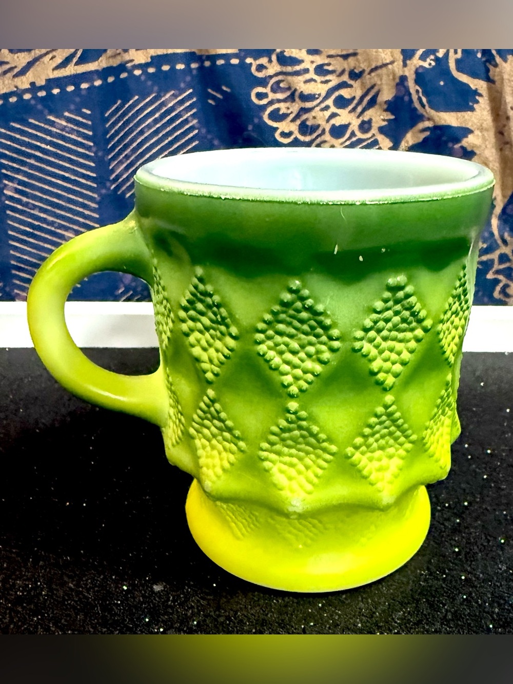 Vintage Anchor Hocking Fire King Kimberly Mug